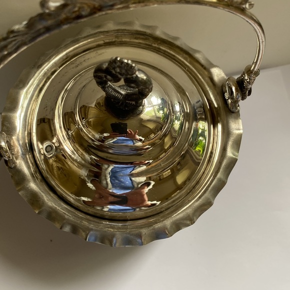 Antique Victorian Metal Silver Plate Cracker tin - Picture 3 of 12